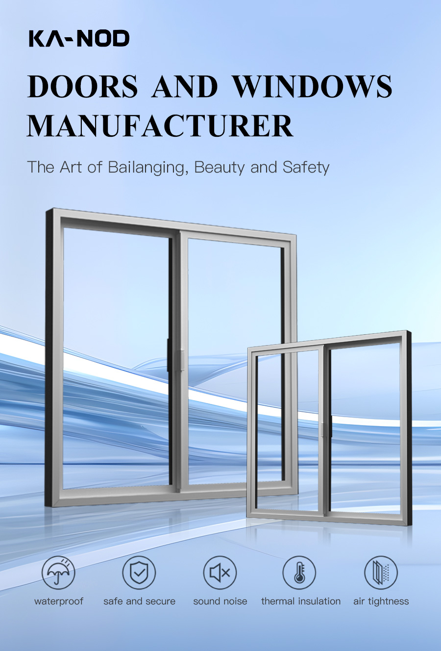 aluminium windows and doors manufacturer in China