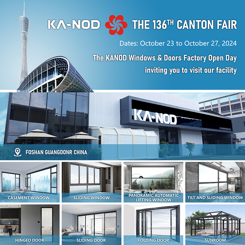 Schedule and Venue of Canton Fair 2024 Phase 2: Discover Kanod Window and Doors Factory